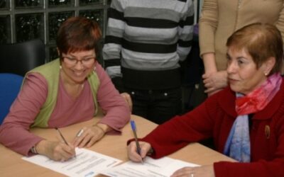 Firma del convenio 2009 con la concejalía de mujer