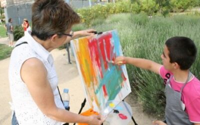 Sonrisas y colores en el III  certamen de pintura de Fundar