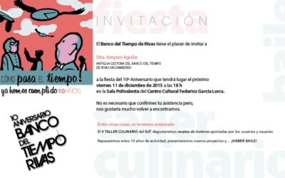 Invitaciones X aniversario